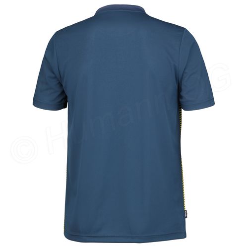 Shirt Lines, blau/gelb XXXS