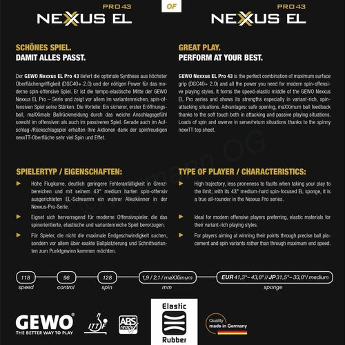Nexxus EL Pro 43