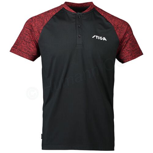 Team T-Shirt, svart/röd