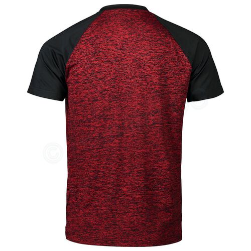 Team T-Shirt, rot/schwarz L