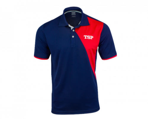 Shirt Tameo, navy/red