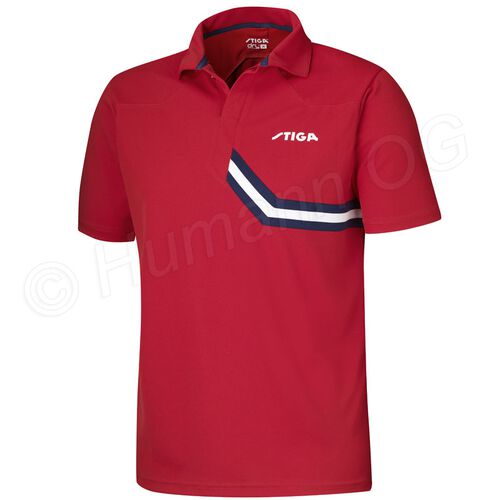 Shirt Conquer; red/blue