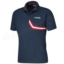 Shirt Conquer; navy/red